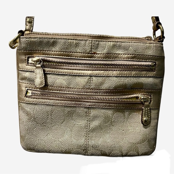 Coach Bags Coach Gold Crossbody Purse Poshmark